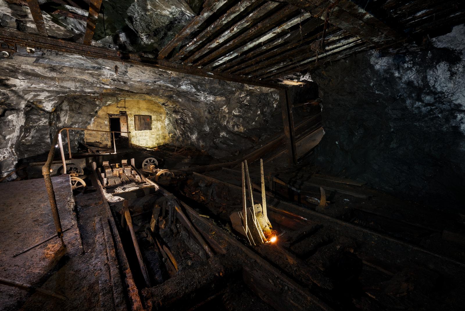 Shaft Mine Transfer Station Area